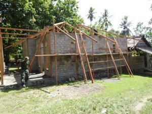 Progres Sasaran Fisik TMMD Ke-123 Kodim 1510/Sula Capai Hasil Signifikan