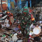 Pasca Banjir, Koramil 04/Keb. Lama bersama Stakeholder Kerja Bakti di IKPN