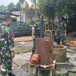 Bantu Kesulitan Warga Masyarakat, Kodim 1710/Mimika Bangun 4 Titik Lagi Sumur Bor dan MCK serta Kamar Mandi Umum