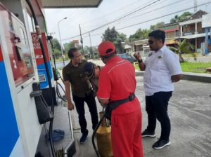 Respon Isu BBM Oplosan, Polres Kediri Kota Sidak SPBU