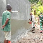 Pembuatan Bak Penampungan Air TMMD 123 Kodim 1510/Sula Hampir Selesai