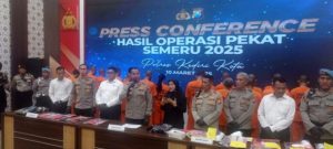 Setelah 12 Hari Dilaksanakan, Segini Hasil Operasi Pekat Semeru Polres Kediri Kota