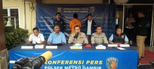 Pria Ancam Sopir Angkot di Tanah Abang , Senpi Ternyata Korek Api