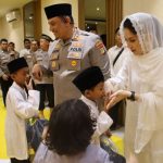Kapolres Pelabuhan Tanjung Priok Bahagiakan Anak Yatim Piatu