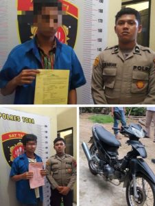 Polres Toba Berhasil Tangkap Dua Pelaku Curanmor