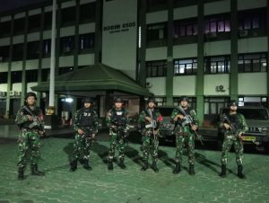 Antisipasi Guantibmas, Kodim 0505/Jakarta Timur Gelar Patroli Malam