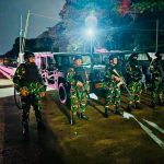 Ciptakan Kondusif Wilayah, Koramil 07/Cipayung Gelar Patroli Malam