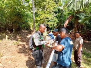 Satgas TMMD Ke-123 Kodim 1510/Sula, Sasaran Fisik Manunggal Air Tahap Pemasangan Pipanisasi