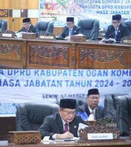 Rapat Paripurna DPRD OKU Ke XV Masa Persidangan Ke 2 Tahun 2025 Dihadiri Wabup OKU