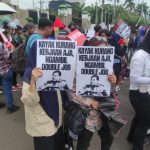 Ratusan Kader GMNI Gruduk DPR RI Tolak UU TNI