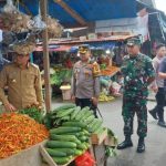 Dandim Mimika Bersama Forkopimda Pantau Stabilisasi Harga Sembako