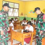 Pos Maubusa Satgas Yonif 741/GN Berbagi Kasih Melalui Program Makan Bergizi untuk Anak Sekolah Perbatasan