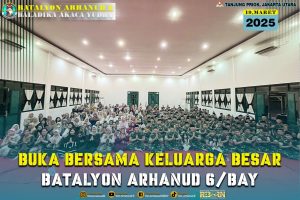 Silaturahmi Hangat di Bulan Ramadan, Batalyon Arhanud 6/BAY Gelar Buka Puasa Bersama