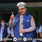 Kakorlantas Polri Melepas Tim Ekspedisi Mudik RRI 2025