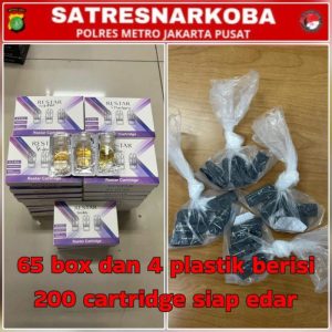 Polres Metro Jakarta Pusat Ungkap Clandestine Lab Pembuatan Liquid Vape Mengandung Narkotika di Apartemen SC