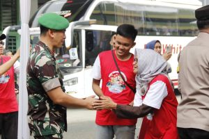 Berikan Senyum Kebahagiaan, Dandim 0507/Bekasi Bersama Forkopimda Lepas Mudik Gratis Tahun 2025