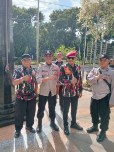 Sat Binmas Polres Metro Jakpus Sambangi Ormas LMP, Himbau Cegah Premanisme dan Jaga Kamtibmas
