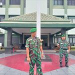 Kasdim 0505/JT Melepas Anggota Melaksanakan Cuti Lebaran