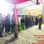 H – 1 Apel Pengamanan Malam Takbiran Hari Raya Idul Fitri 1446 H dan Arus Mudik Tahun 2025 di Wilayah Koramil Matraman