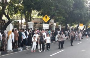 Silaturahmi Lebaran di Istana: Ribuan Warga Antusias, 451 Personel di Terjunkan Jaga Keamanan