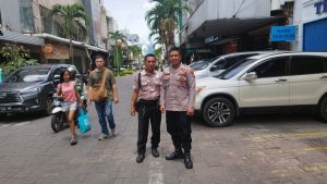 Antisipasi Premanisme, Polsek Sawah Besar Perketat Patroli di Ruko Pasar Baru Saat Lebaran