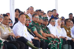 Kasad Hadiri Panen Raya oleh Presiden, Bentuk Komitmen Dukung Swasembada Pangan