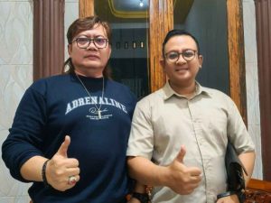 Ketua LSM Harimau Kediri Raya Halal Bi Halal ke Kediaman Owner Berkah Talenta Management