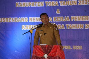 Bupati Toba Sampaikan Pedoman Pelaksanaan Pembangunan Daerah Untuk para OPD