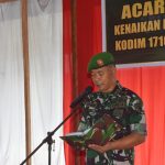 Sebanyak 15 Personel Kodim 1710/Mimika Naik Pangkat