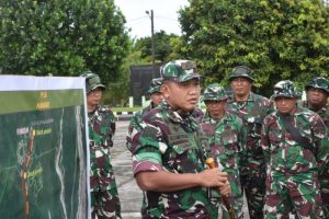 Bina Fisik Prajurit, Kodim 1710/Mimika Gelar Latihan Hanmars Program PSJM TA 2025