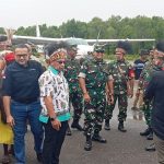 Dampingi Kunker Gubernur Papua Tengah, Dandim 1710/Mimika Tegaskan Akan Bersinergi Bersama Polri dan Pemda Mimika