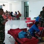 Peduli Terhadap Sesama, Kodim 0505/JT Giat Bakti Sosial Donor Darah
