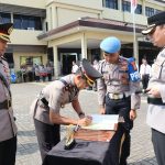 Kapolres Pelabuhan Tanjung Priok Pimpin Sertijab Wakapolres dan Kasatsamapta
