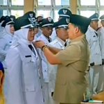 Bupati Azhari Resmi Lantik 66 PJS Kades Se-Kabupaten Lebong