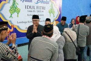 Tetap Jaga Tradisi, Wakil Wali Kota Kediri Qowimuddin Halal Bihalal di Kelurahan Ketami