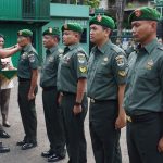 Dandim 0502/JU Pimpin Upacara Kenaikan Pangkat Dan Halal Bihalal Keluarga Besar Kodim 0502/Jakarta Utara