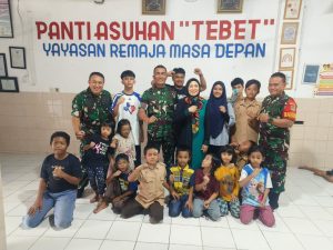 Kodim 0504/JS Serahkan 16 Akta Kelahiran di Dua Panti Asuhan: Panti Anak Tebet dan Almera Azzahra Al-Fatunisa