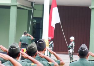 Kodim Bojonegoro Gelar Upacara Bendera Tujuh Belasan Bulan April 2025