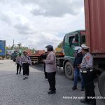 Kapolres Pimpin Patroli dan Pengaturan Lalin Serta Penanganan Kemacetan di Pelabuhan Tanjung Priok