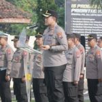 Kapolres Blitar Ingatkan Pentingnya Menjaga Kondusifitas Saat Apel Gelar Pasukan