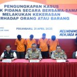 Polda Riau Tangkap Empat Debt Collector Yang Terlibat Pengrusakan dan Intimidasi