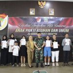 Korem 051/WKT Rehab Panti Asuhan dan Jemput Bola Buatkan Akta Kelahiran