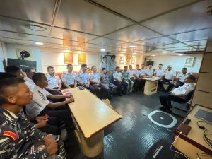 Bakamla RI Gelar Latihan Kesiapan Tugas Tingkat I dan II KN. Bintang Laut-401 di Batam
