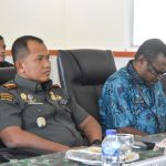 Bersama Forkopimda Dandim 1710/Mimika Ikuti Rakornis TMMD Ke-124 Secara Virtual