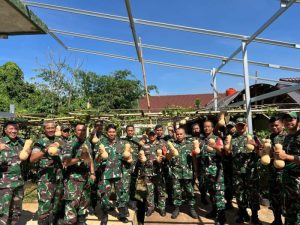 Konsolidasi Kegiatan, Danramil Pasar Rebo, Ciracas Ambil Jamdan