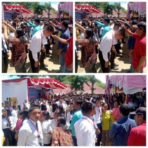 Lolos di Universitas Negeri, Doa Pemberangkatan Kelas XII SMA Negeri 1 Uluan Mendapat Piagam