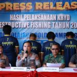 Polda Lampung Ungkap 7 Kasus Destructive Fishing Selama Tiga Bulan, Kerugian Capai Miliaran Rupiah