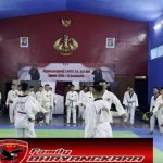 Satuan Brimob Polda Metro Jaya Gelar Latihan Beladiri Taekwondo di Aula Hartoyo Batalyon B Pelopor