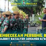 Danyonarhanud 6/BAY Tinjau Kesiapan Personel BP: Tegaskan Disiplin dan Loyalitas Prajurit