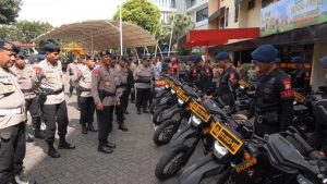Jelang May Day, Brimob Polda Metro Jaya Gelar Apel Kesiapan Pengamanan